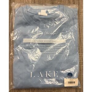 LAKE Men's Pima Cotton Pajama Shorts Set Pacific Blue XS NWT